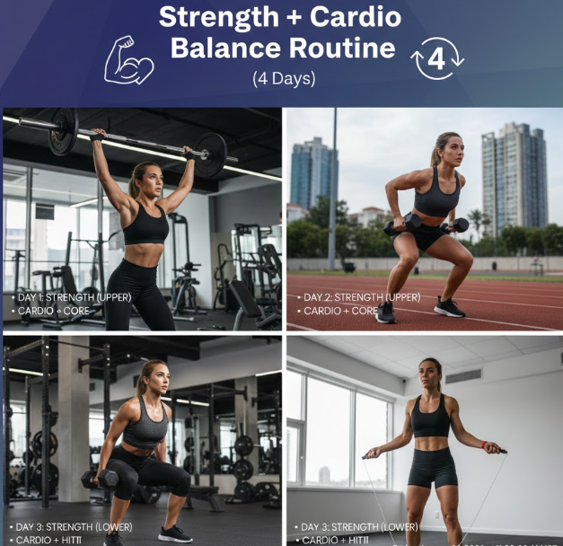 Strength + Cardio Balance Routine 