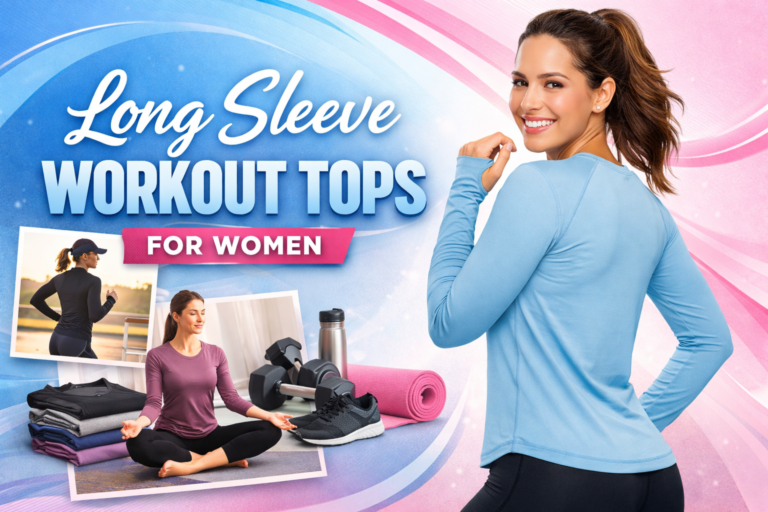 long sleeve workout tops for women