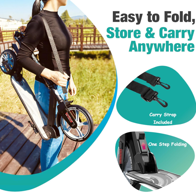 CUIOT Big Wheel Scooter