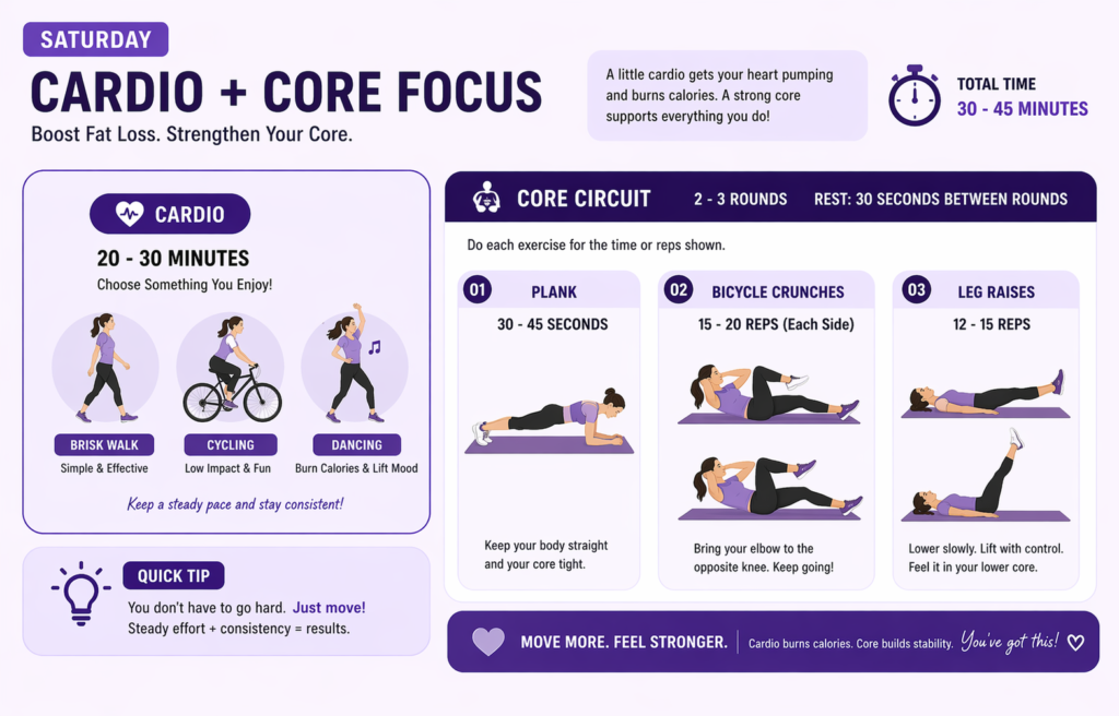Cardio and Core Focus