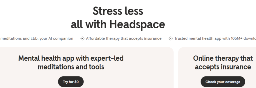 Headspace app