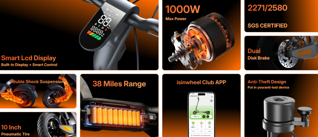 S Nova Pro Electric Scooter